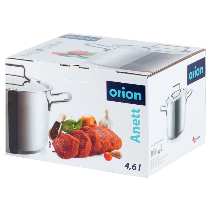Garnek stalowy z pokrywką ANETT 20 cm, 4,6 l