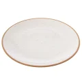 Talerz obiadowy płytki ceramiczny beżowy 27 cm