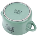 Miska bulionówka ceramiczna zielona 600 ml