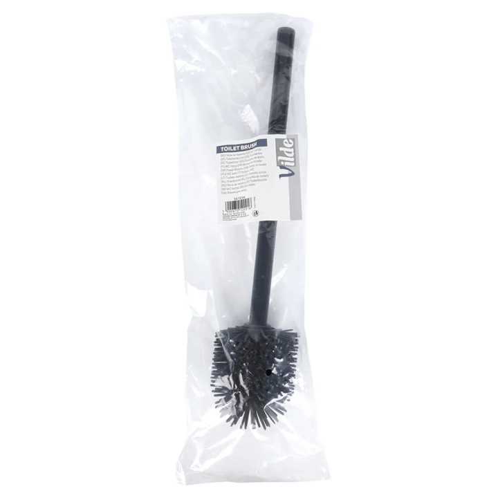 Szczotka do toalety silikonowa czarna zapasowa 35 cm