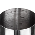 Mlecznik stalowy z miarką 350 ml