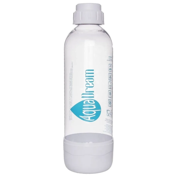 Butelka na wodę do saturatora biała AQUADREAM 1,1 l