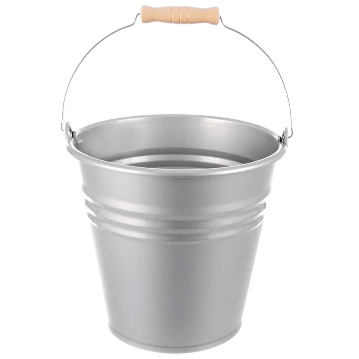 Wiadro plastikowe szare 10 l