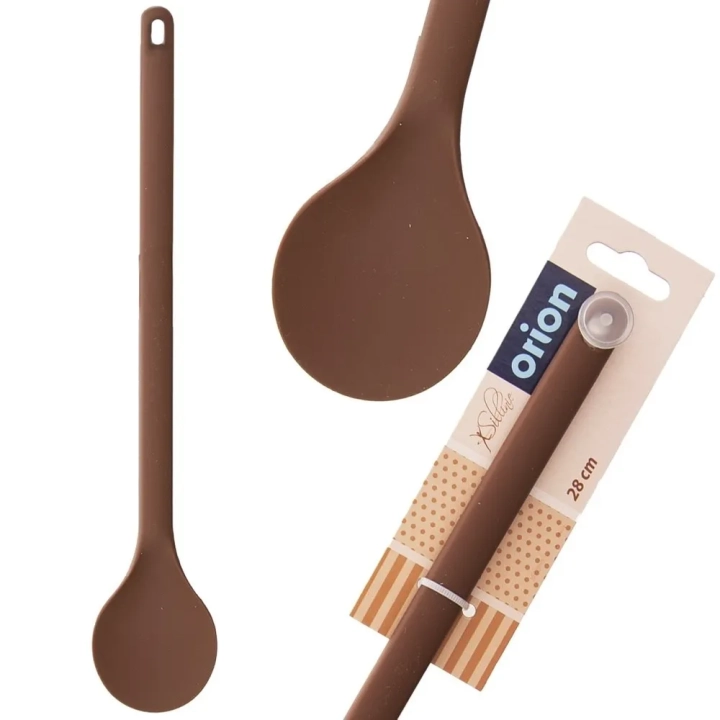Łopatka kuchenna silikonowa brązowa SILLINIE 28 cm