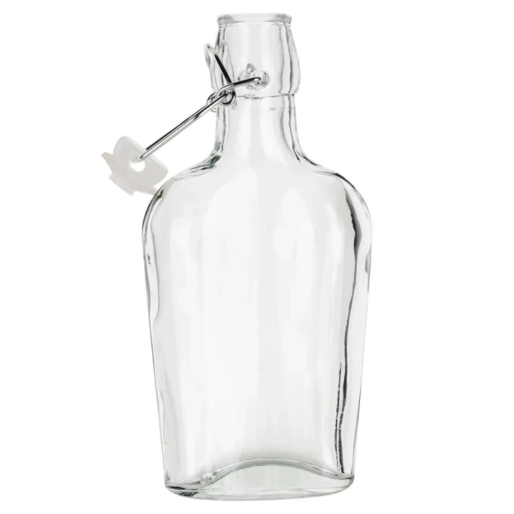 Butelka z klipsem szklana 180 ml