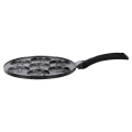 Patelnia do jajek granitowa 7 otworów BLACK LINE 26 cm