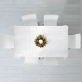 Obrus plamoodporny biały 220x150 cm