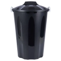 Kosz na śmieci plastikowy czarny 40 l