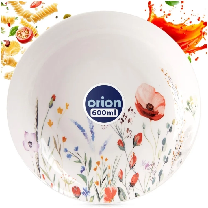Talerz obiadowy głęboki porcelanowy MAKI 20,5 cm, 600 ml