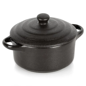 Miseczka do zapiekania porcelanowa z pokrywką 150 ml