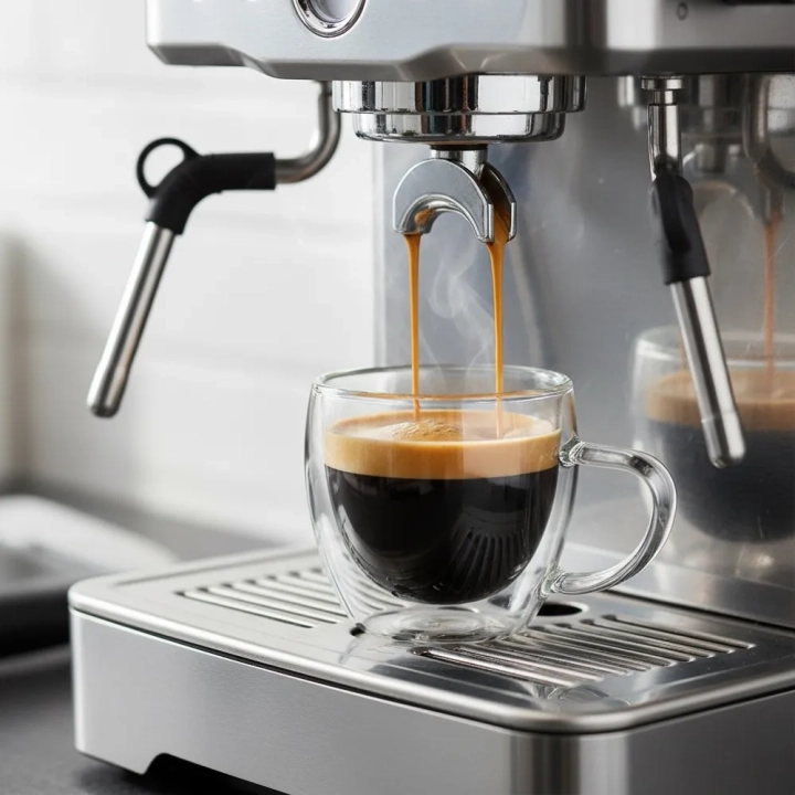 Szklanka termiczna z podwójną ścianką do espresso DOUBLE 100 ml