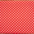 Niciarka czerwona w grochy 24x18x12 cm