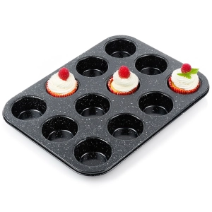 Forma do muffinek granitowa 35x26,5 cm