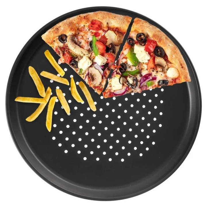 Forma do pizzy perforowana 32 cm