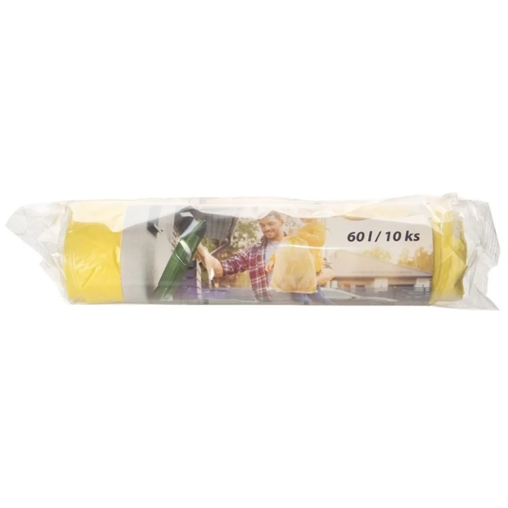 Worki na śmieci zapachowe cytrynowe 60 l 10 szt.