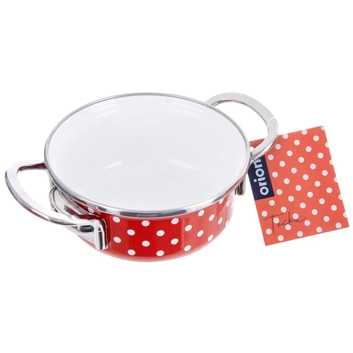 Garnek emaliowany TECKA 14 cm, 650 ml