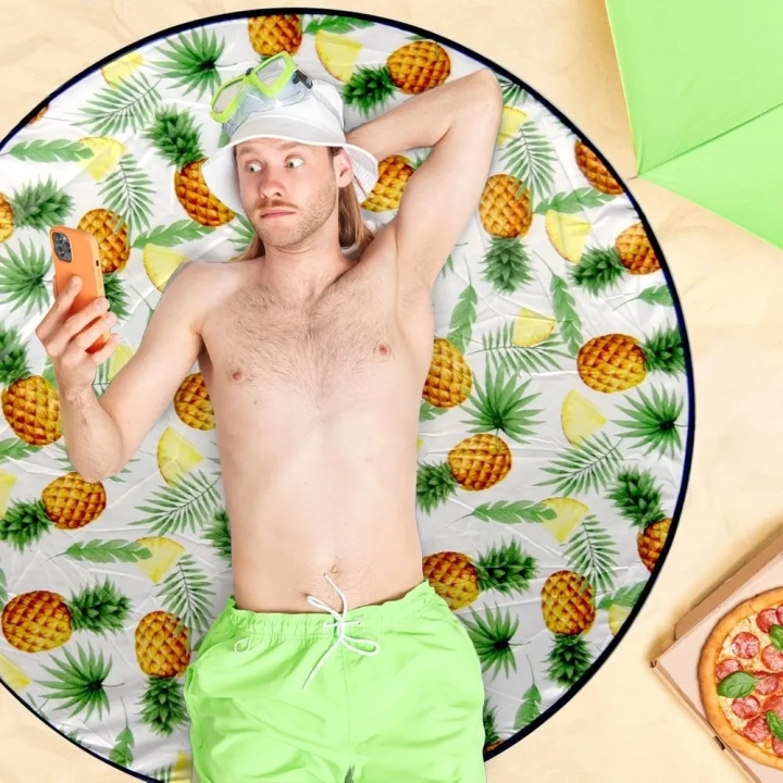 Mata piknikowa, plażowa okrągła 138 cm