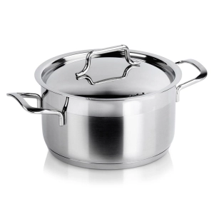 Garnek stalowy z pokrywką ANETT 16 cm, 1,9 l