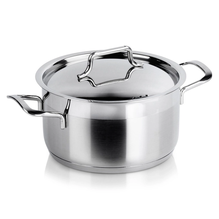 Garnek stalowy z pokrywką ANETT 16 cm, 1,9 l