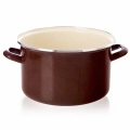 Garnek emaliowany BROWN 22 cm, 4 l