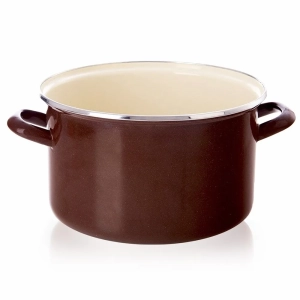Garnek emaliowany BROWN 22 cm, 4 l