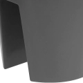 Doniczka balkonowa plastikowa szara 28 cm