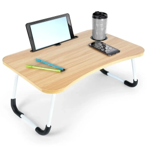 Stolik pod laptop i tablet śniadaniowy składany do łóżka 61,5x40x26 cm