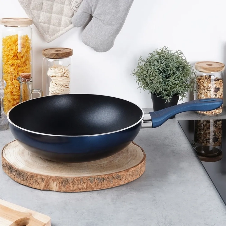 Patelnia wok diamentowa nieprzywierająca DIAMANT 30 cm