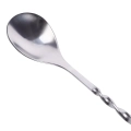 Łyżka barmańska do drinków i koktajli stalowa 28 cm