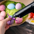 Pistolet do kleju na gorąco + 2 wkłady
