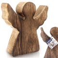 Figurka drewniana świąteczna anioł MANGO 15 cm
