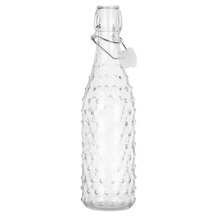 Butelka z klipsem szklana 500 ml