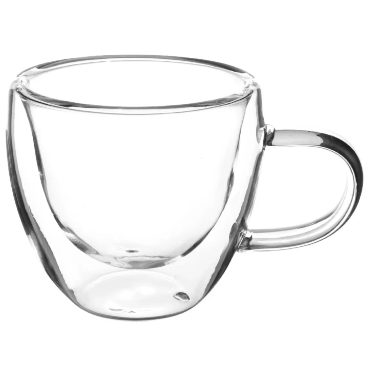 Szklanka termiczna z podwójną ścianką do espresso DOUBLE 100 ml