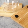 Podstawki pod kubek drewniane 9,7 cm 4 szt.