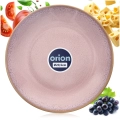 Talerz deserowy ceramiczny różowy GLAZE 20,5 cm
