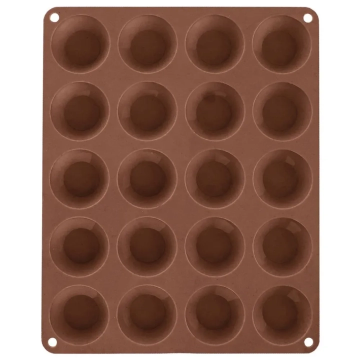 Forma do muffinek silikonowa pomarańczowa małe babeczki SILLINIE