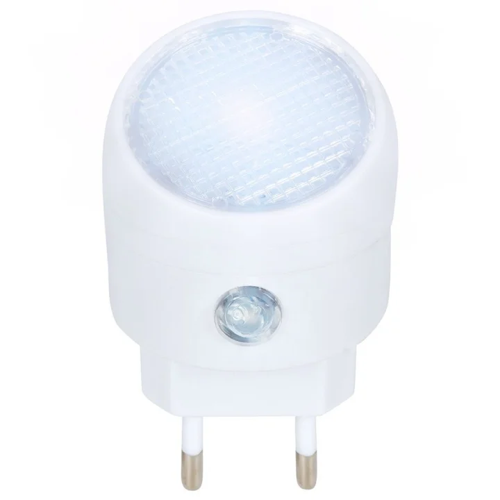 Lampka nocna LED do kontaktu z czujnikiem zmierzchu biała