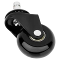 Kółka do fotela IKEA kauczukowe 5 cm / 10 mm 5 szt.