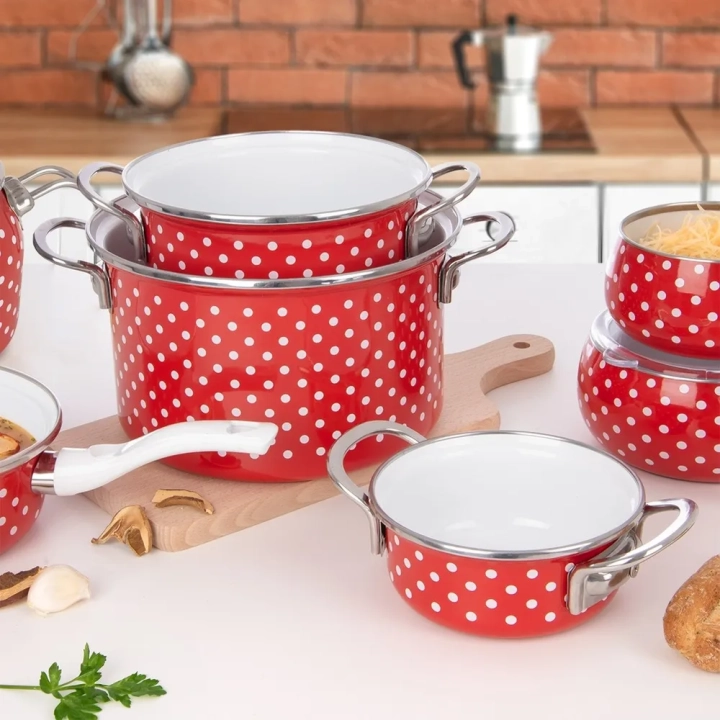 Garnek emaliowany TECKA 18 cm, 2 l