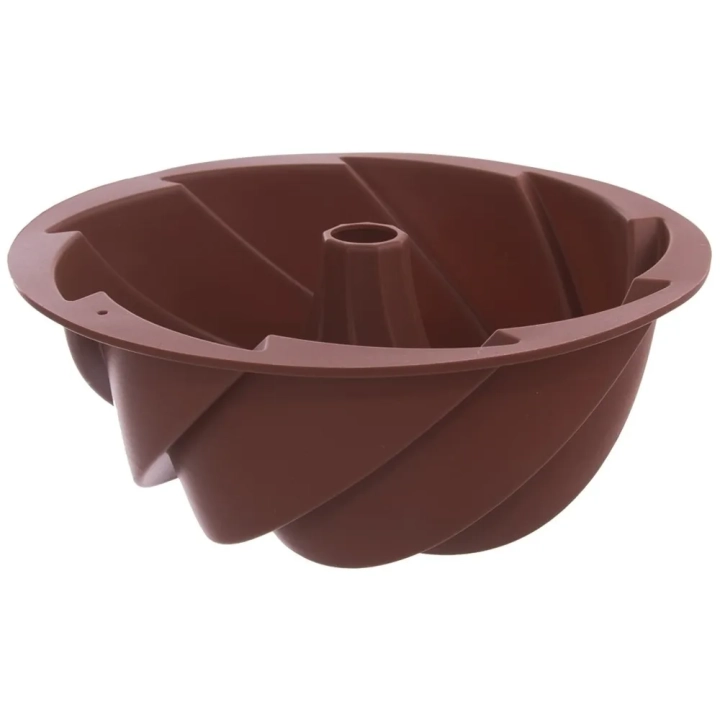 Forma do babki silikonowa z kominem kwiat SILLINIE 23,5 cm