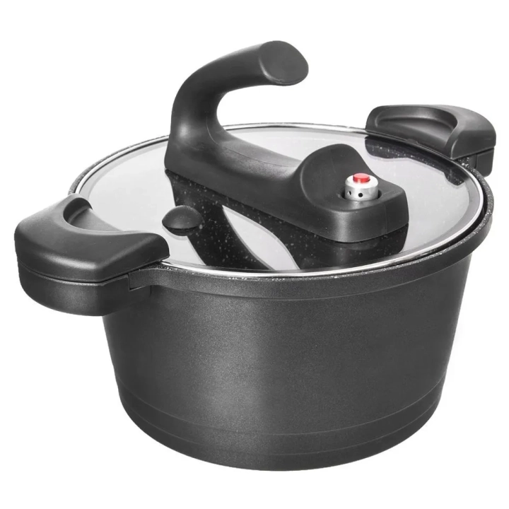 Garnek ciśnieniowy granitowy GRANDE 26 cm, 5,5 l
