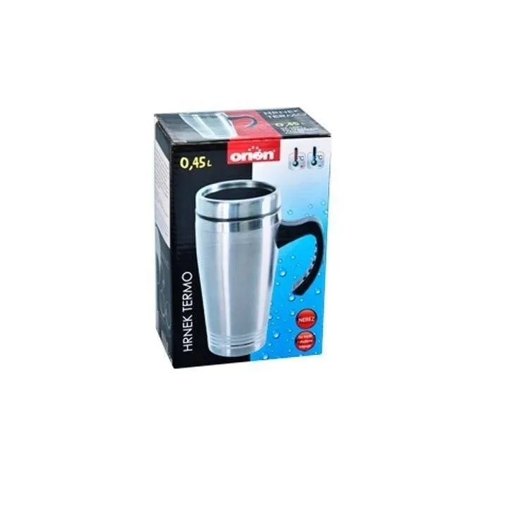 Kubek termiczny stalowy z uchwytem 450 ml
