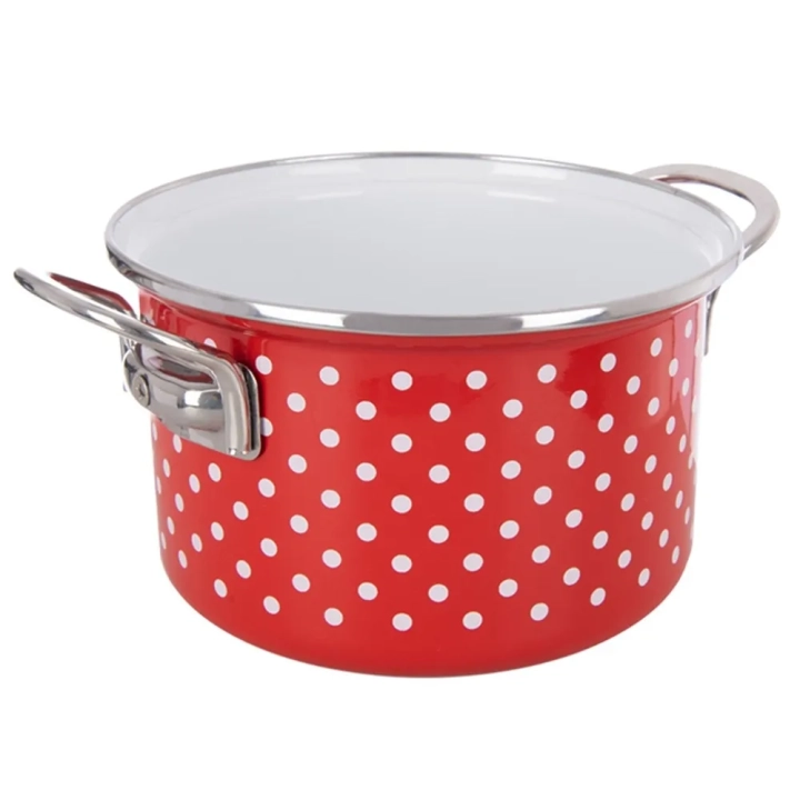 Garnek emaliowany TECKA 18 cm, 2 l