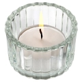 Świecznik szklany na tealight 5,7 cm 2 szt.