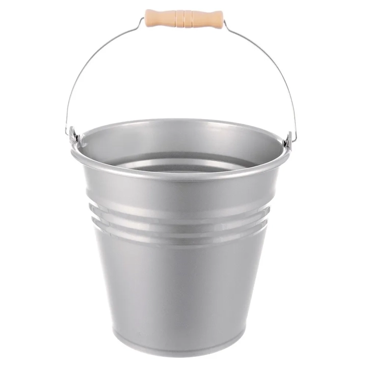 Wiadro plastikowe szare 7 l