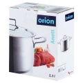 Garnek stalowy z pokrywką ANETT 18 cm, 2,3 l