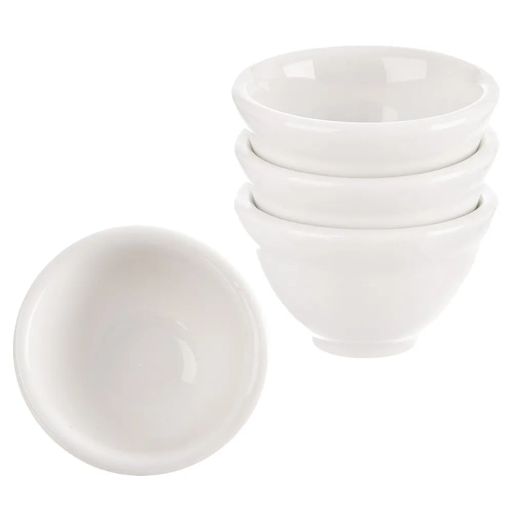 Miseczki na przekąski porcelanowe 6 cm, 40 ml 4 szt.