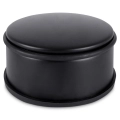 Stoper do drzwi metalowy czarny 11,5 cm
