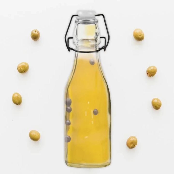 Butelka z klipsem szklana 290 ml