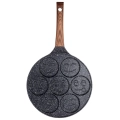 Patelnia do jajek granitowa 7 otworów BLACK&WOOD 26 cm
